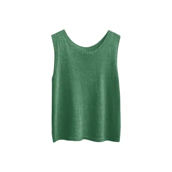 Flowers In Water Tank Top Women's Green