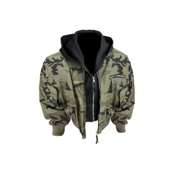 Ang2 Stu Jacket Unisex Plaid Camouflage