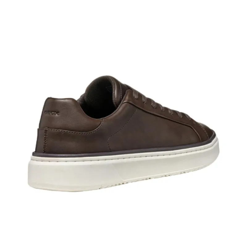 GEOX Zackerty Low Top Skateboard Shoes Men's Coffee-3