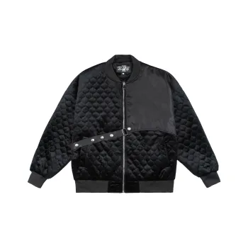 XINYINSU Baseball Collar Loose Fit Puffer Jacket Unisex