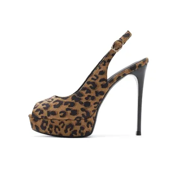Zubumei Slim Heel High Heels 12CM Women's