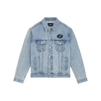 WE11DONE Logo patch Denim Jacket
