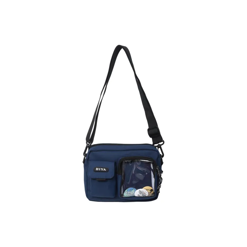 OUZIHUANG Nylon Shoulder Bag Unisex Multicolor-11