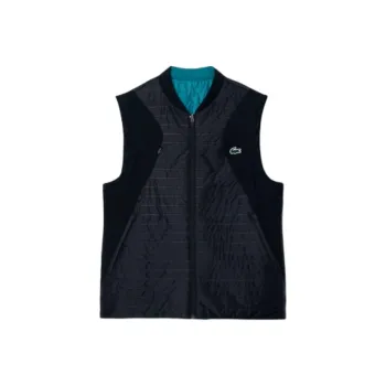 LACOSTE Vests Men Black Blue