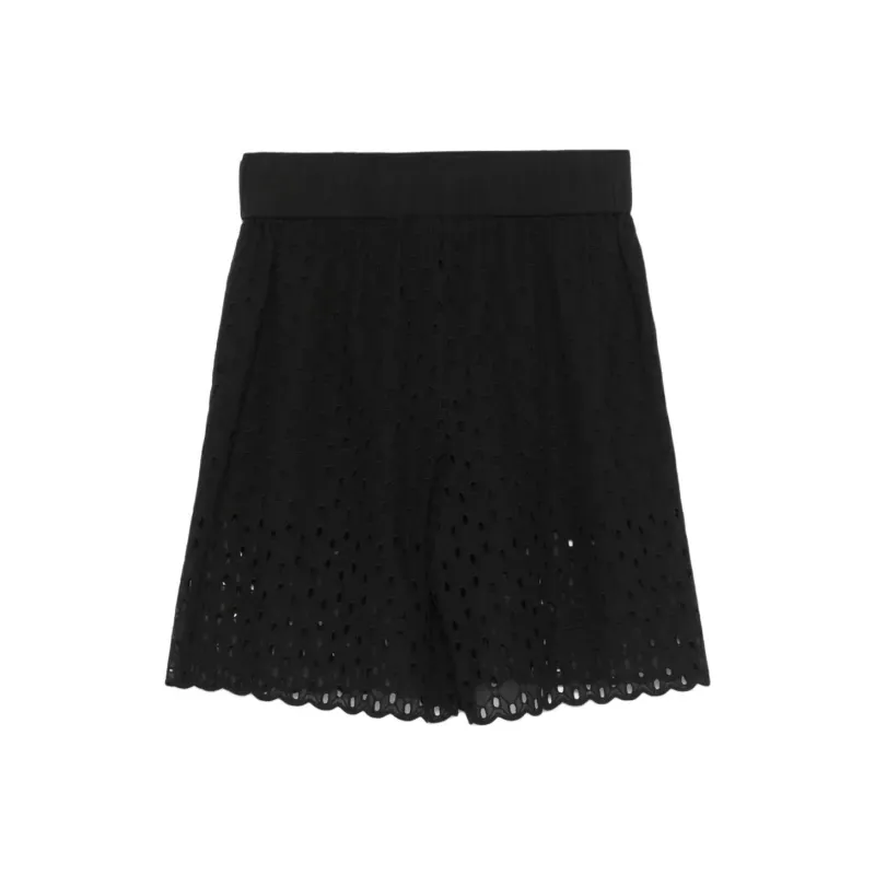 Patrizia Pepe Broderie anglaise Shorts-1