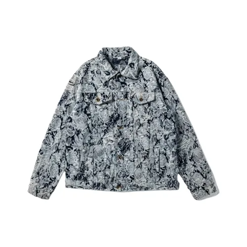 H.V.G.A Denim Jacket Unisex Blue