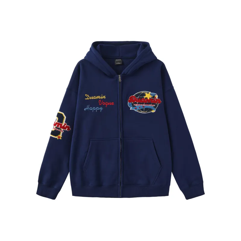 Duamin Sweatshirt Unisex Navy Blue-0