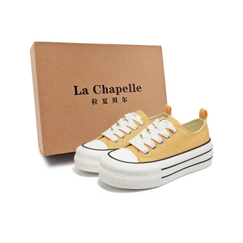 La Chapelle Low Top Canvas Shoes Women's Yellow