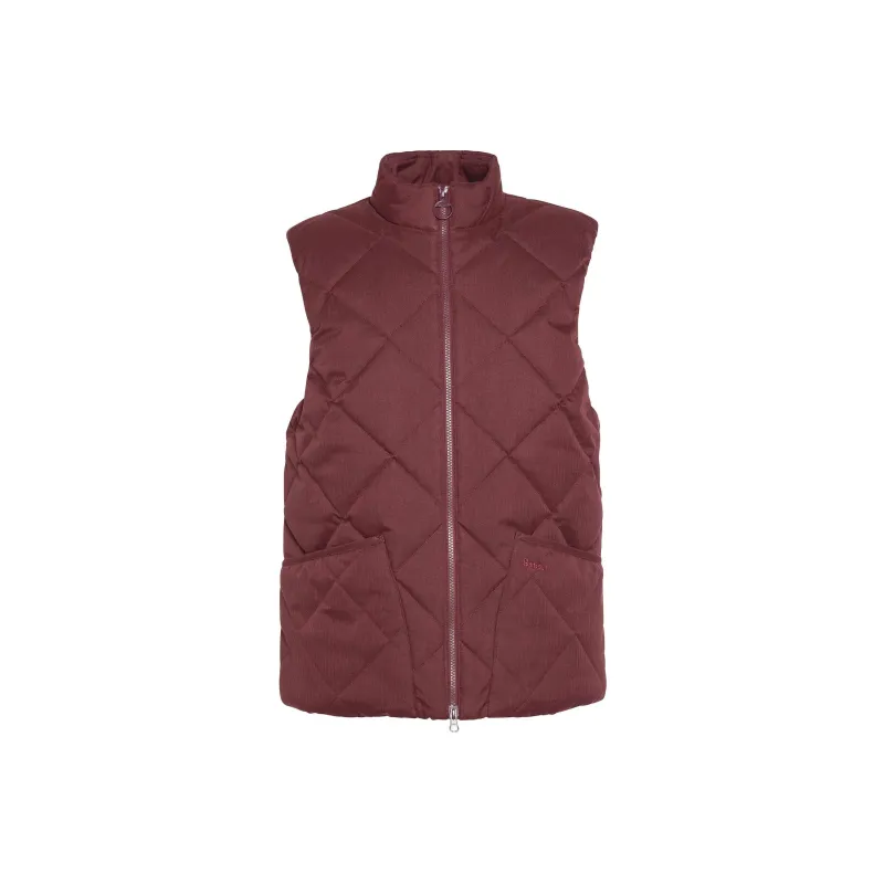 BARBOUR Lindale Gilet Vest Men's Burgundy-0