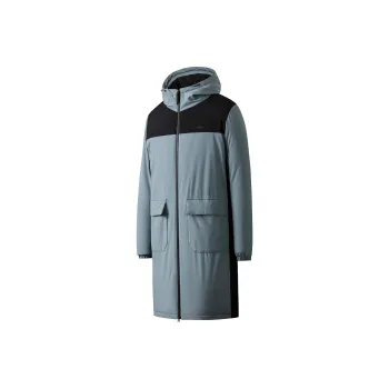 Erke Puffer Jackets Men Cyan Smoke Gray