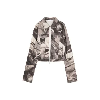 Helmut Lang Car print Denim Shirt Jacket