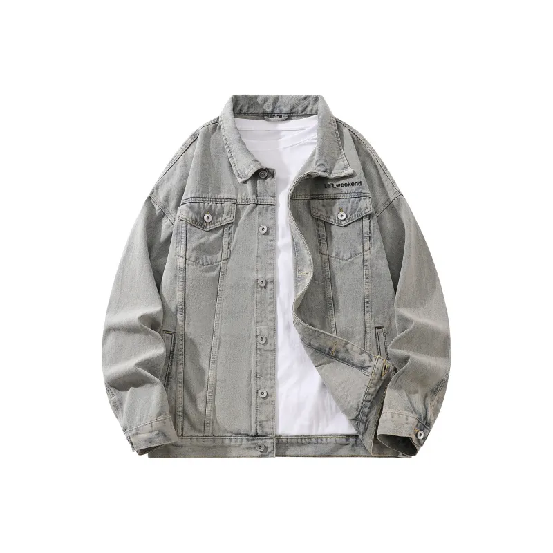LA'T.WEEKEND Fall Denim Jackets Unisex-20