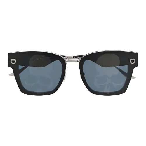 Mastermind JAPAN Acetate Wax Irregular Shape Sunglasses Men's Black