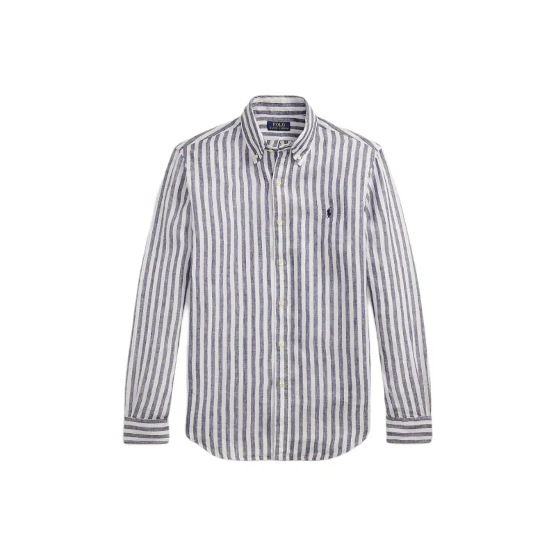 Ralph Lauren Stripe pattern Linen Shirt-0