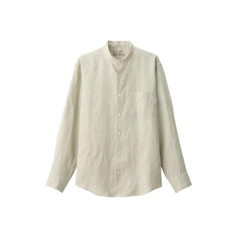 MUJI Hemp Collection Shirts Men-4