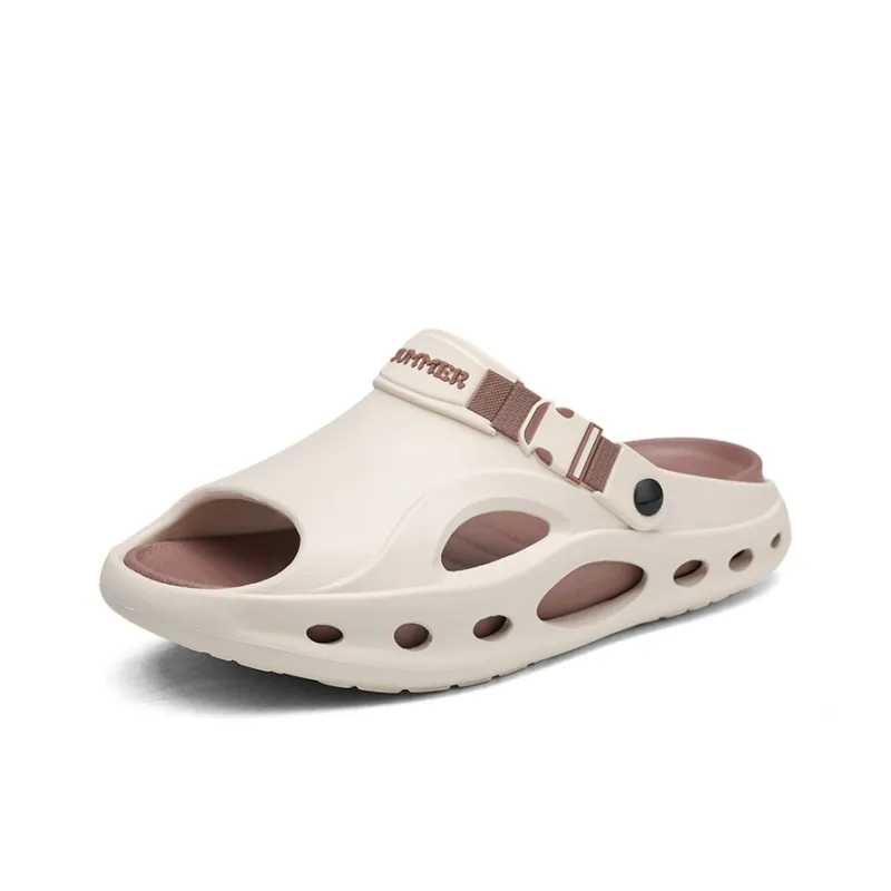 YUZHAOLIN Beach Sandals Men White Black, Beige Brown, Mint Green-11