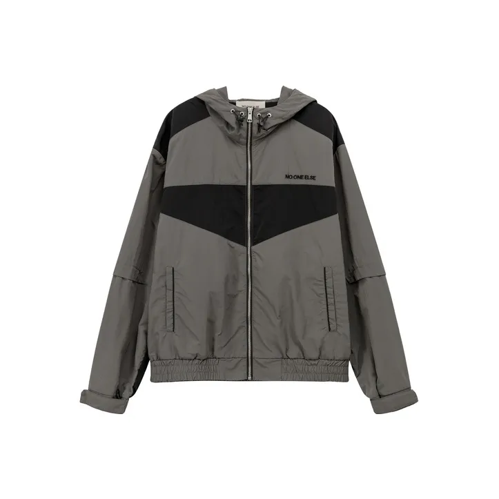 NO ONE ELSE Jackets Unisex Light Gray-0