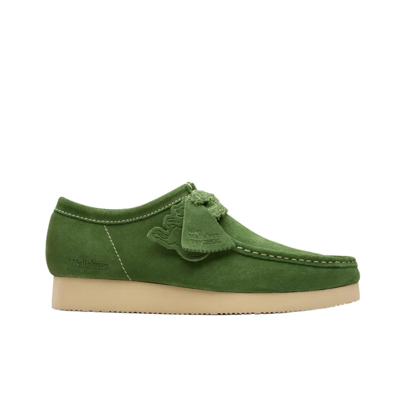 Clarks Originals Wallabee Wallabee Day 2604 Green Suede-1