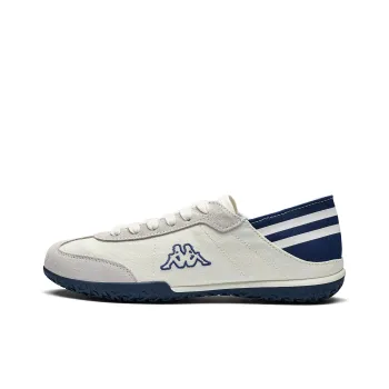 Kappa Back to Back Anti Slip Wear Resistant Low Top Skateboard Shoes Unisex Beige Blue