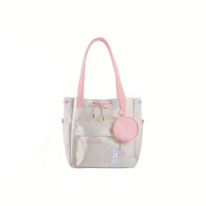 Sanrio Polyester Drawstring Shoulder Bag Women's Multicolor-3