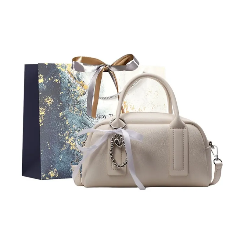 Iman's House PU One Shoulder Handbag Women's Ivory/Pink/Black/Yellow-0