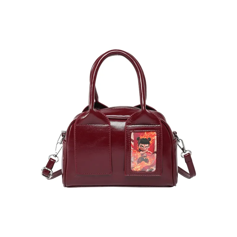 XIANGSU PU Shoulder Bag, Crossbody Bag, Handbag Women's Silver/Pink/Ecru/Burgundy/Brown/Black-21