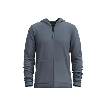 SMARTWOOL Men's Active Uptempo Full Zip Hoodie Jackets Coats Men's Cyan Blue