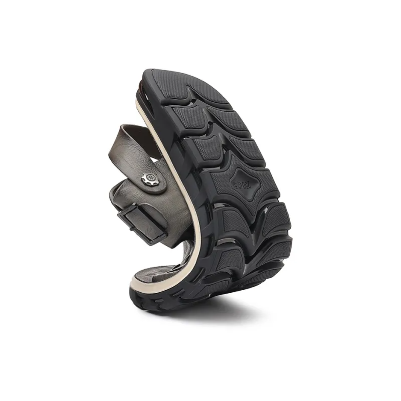 PT'SON Beach Sandals Men's Black-8