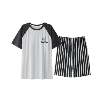 Qiao Ni Tong Pajama Set Men's Image Color