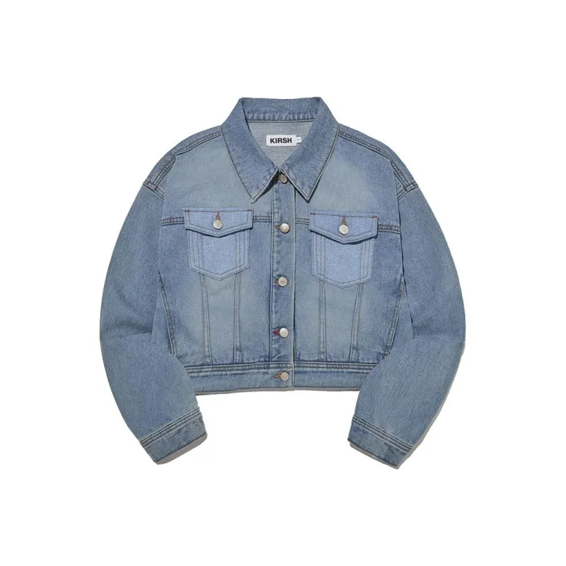 Kirsh SS24 Denim Jacket Unisex Light Blue-0