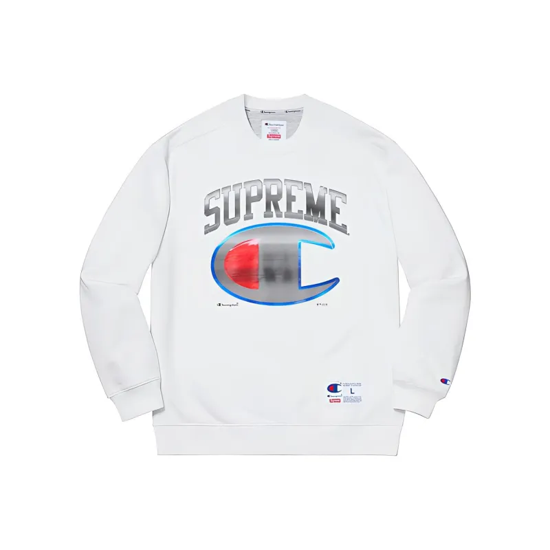 Supreme Champion Chrome Crewneck-0