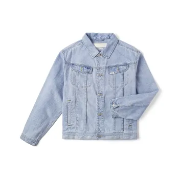 Melting Sadness X Lee Denim Jackets Unisex Light Blue