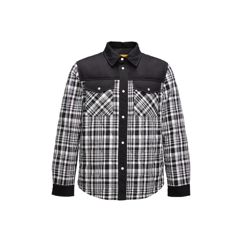 CAT Lapel Cropped Puffer Jacket Unisex-0