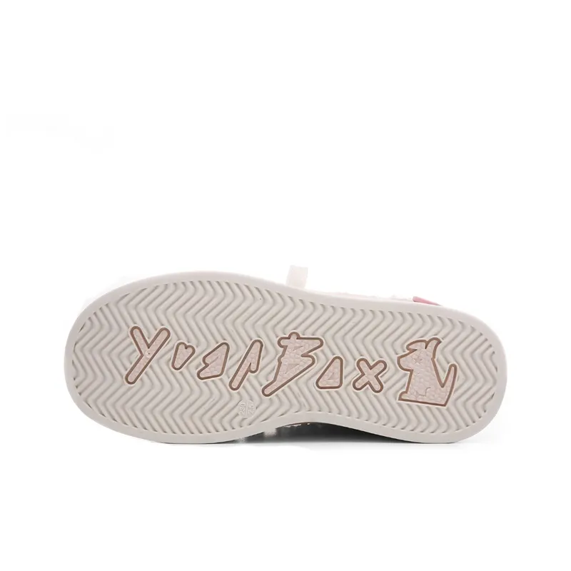 PIPI PURPLE Low Top Skateboard Shoes Women's-4