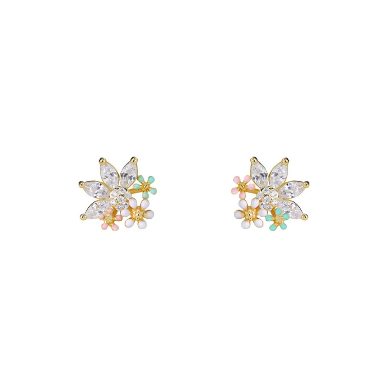 GIFT&CO 999 Fine Silver Stud Earrings Women's-0