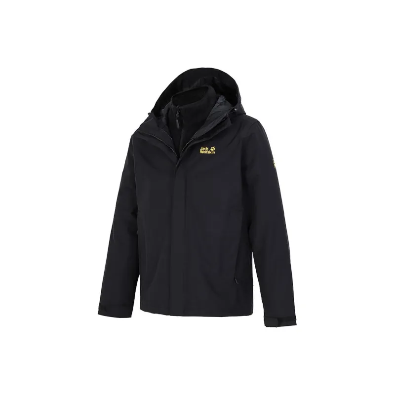 Jack Wolfskin Outdoor Hiking Windproof Thermal Windbreaker Jacket Men's-0