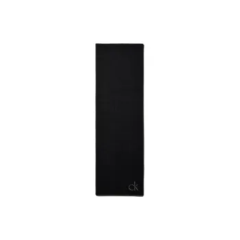 CALVIN KLEIN Acrylic, Nylon, Polyester Knit Scarves Women's Black