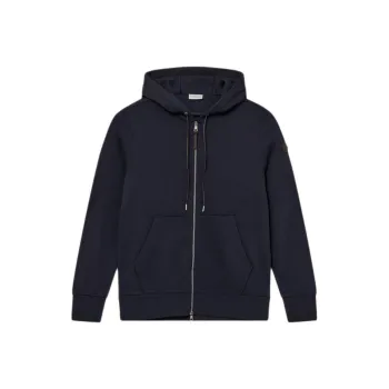 Moncler Logo appliqué Zipped Hoodie