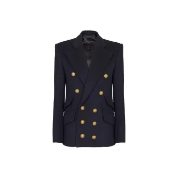 BALMAIN Business Suit Unisex Marine Blue