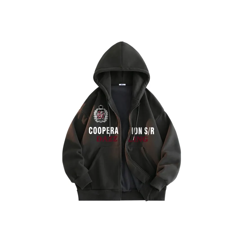 Warrior Huichao Riding The Wind Collection Sweatshirt Unisex Black-5