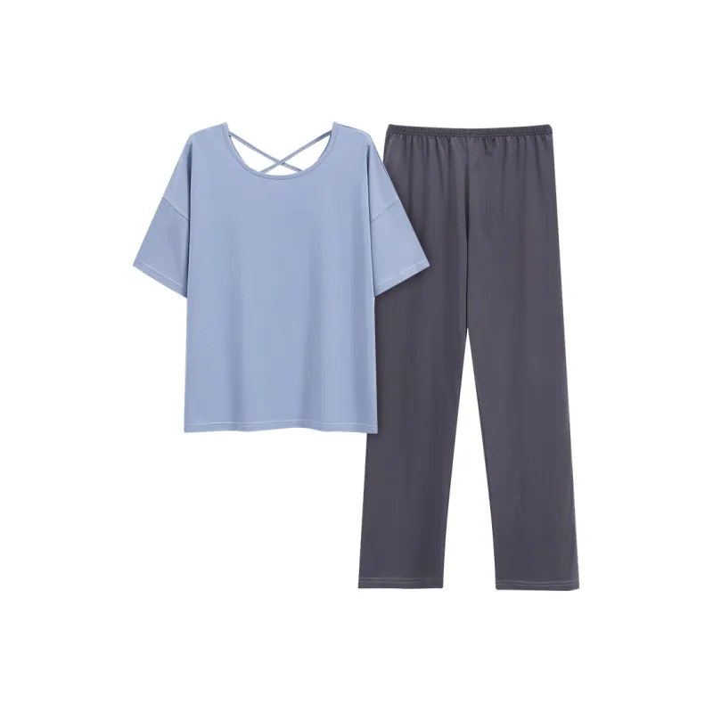 MADALLO Pajama Set Women's Sky Blue-0