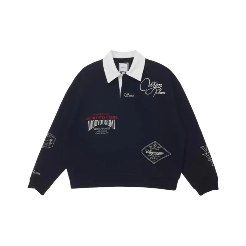 WOOYOUNGMI Embroidered Polo Shirt-0