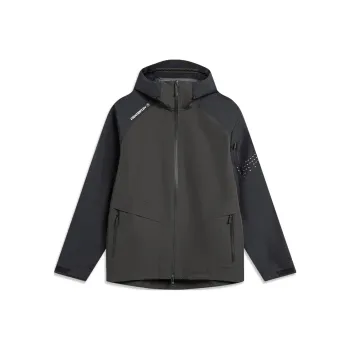 LiNing Waterproof And Windproof Windbreaker Jacket Men's Jet Sky