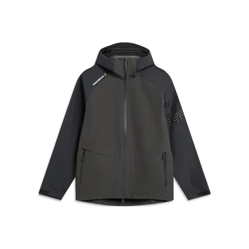 LiNing Waterproof And Windproof Windbreaker Jacket Men's Jet Sky