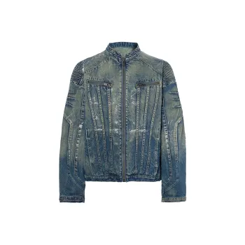 ROCAWEAR Denim Jacket Unisex Blue