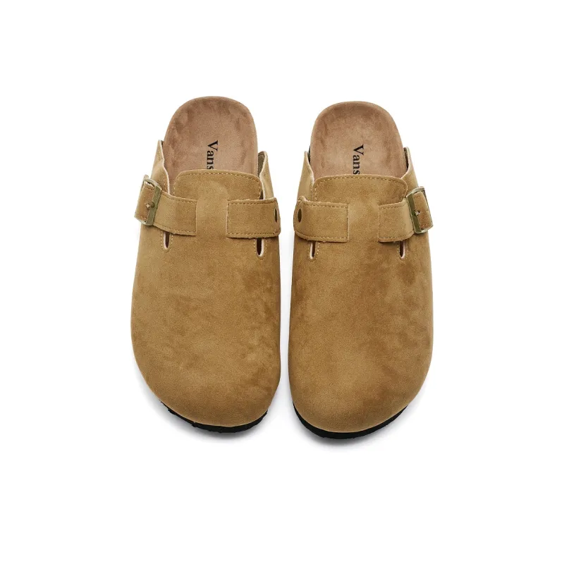 VANSSI Abrasion Resistant Slip Resistant Slip on Lazy Birkenstock Shoes, Closed Toe Slippers Outerwear Unisex-11