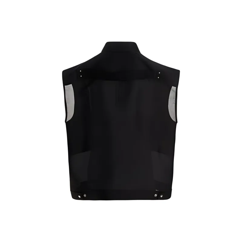 RICK OWENS Vests Men Black-1