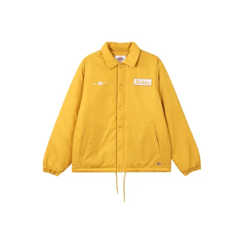 Dickies Puffer Jacket Winter Men's Ginger Yellow