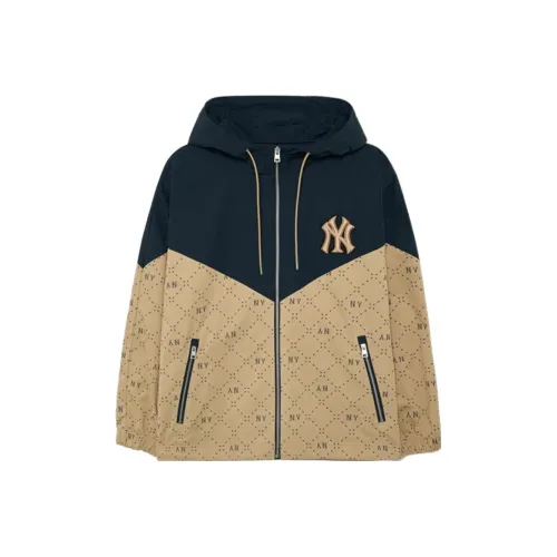 MLB Jackets Unisex Beige Yellow