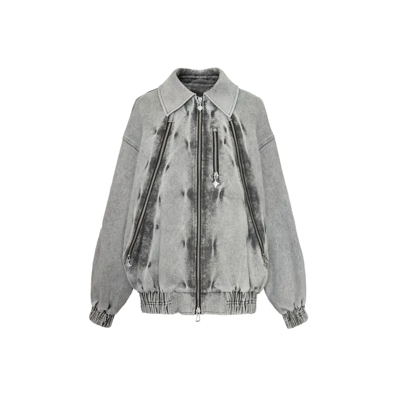 IMXS Denim Jacket Unisex Dark Gray-0
